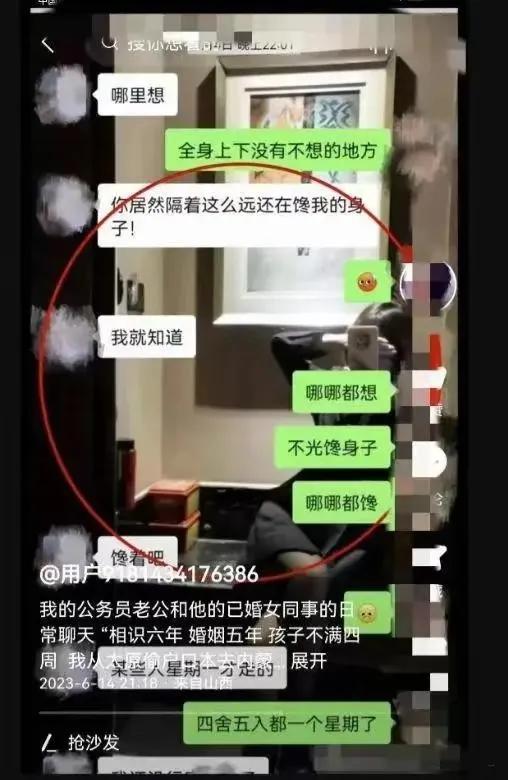 突发！城管中队出轨女下属不雅聊天记录流出：得天天吃奶不能断(图6)