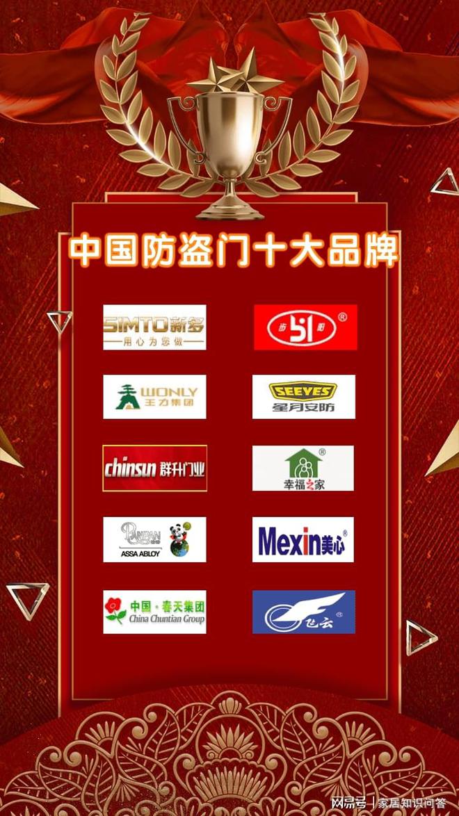 幸福生活有我相伴2023年度中国防盗门十大品牌幸福之家门业(图3)