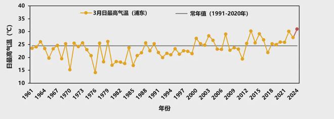 年平均气温188℃创新高！上海发布2024年十大天气气候事件(图4)
