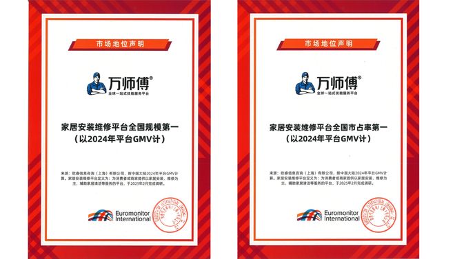 万师傅订单突破2亿稳居家居服务业“全国规模第一”(图5)