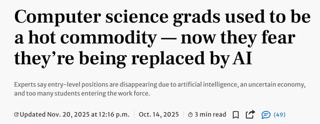 美国码农正被AI「大屠杀」!Karpathy惊呼26届毕业生崩溃(图7)